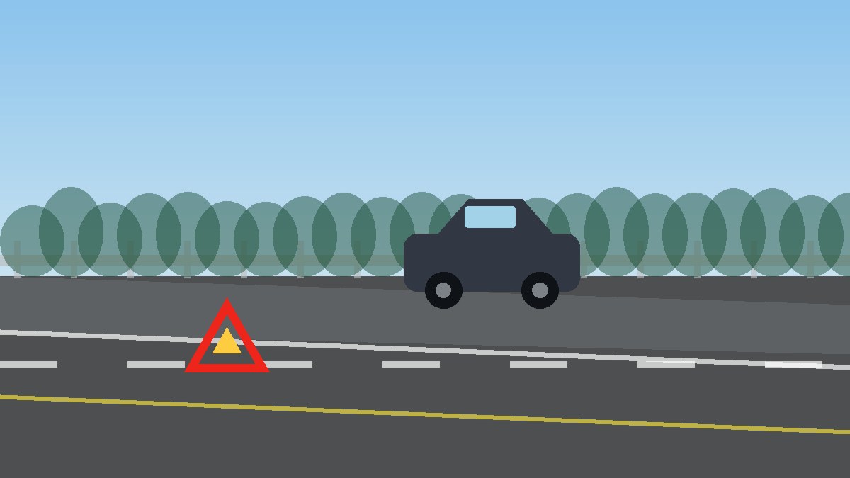 青浦道路故障安全等待现场图